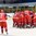 ZLIN, CZECH REPUBLIC - JANUARY 10: Team Russia celebrates their shootout win against Sweden during preliminary round action at the 2017 IIHF Ice Hockey U18 Women's World Championship. (Photo by Andrea Cardin/HHOF-IIHF Images)